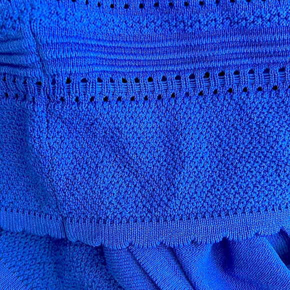 TORN RONNY KOBO cobalt blue knit dress XS - Picture 11 of 16